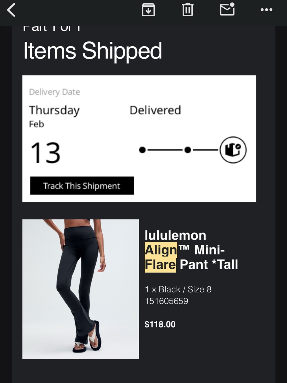 lululemon athletica Align Mini-Flare Pant - Black
